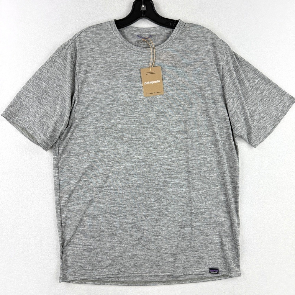 Patagonia Capilene Cool Daily Shirt Size S Mens Heather Grey 45215, NWT